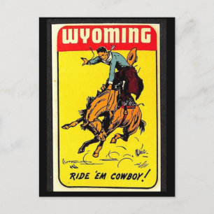 Wyoming Antiek Briefkaart