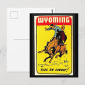 Wyoming Antiek Briefkaart (Voorkant / Achterkant)