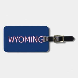 Wyoming Bagagelabel