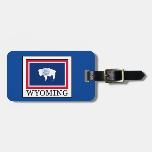 Wyoming Bagagelabel (Voorkant horizontaal)