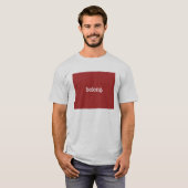 Wyoming Belong State Map T-Shirt (Voorkant volledig)