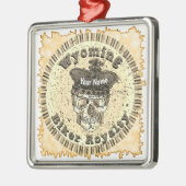 Wyoming Biker  Metalen Ornament (Links)