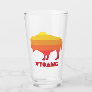 Wyoming Bison Glas