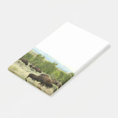 Wyoming Bison Natuur Animal Fotografie Post-it® Notes (Schuin)