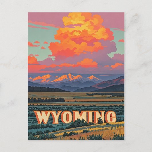  Wyoming Briefkaart (Voorkant)