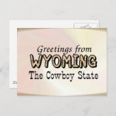 Wyoming Briefkaart (Voorkant / Achterkant)