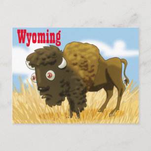 Wyoming Buffalo Briefkaart