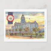 Wyoming Capitol met Seal Briefkaart (Voorkant)