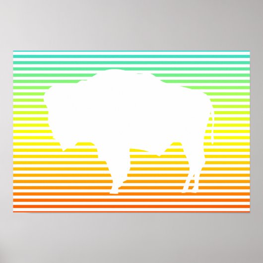 wyoming chill fade poster (Voorkant)