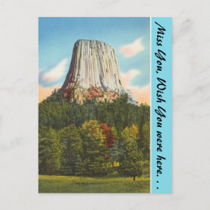 Wyoming, Devil's Tower Briefkaart