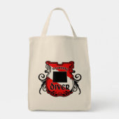 Wyoming Diver Tote Bag (Achterkant)