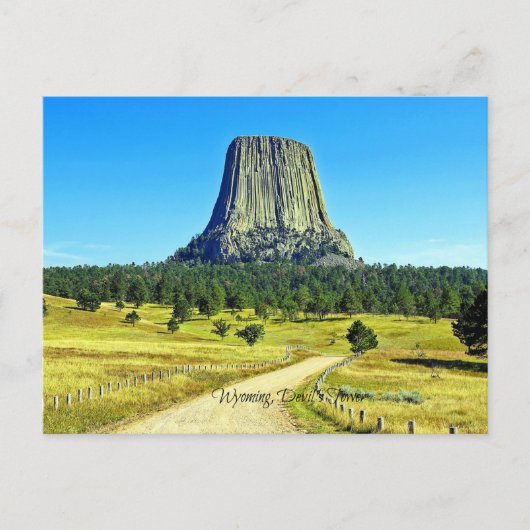 Wyoming, Duivels Toren Briefkaart (Voorkant)