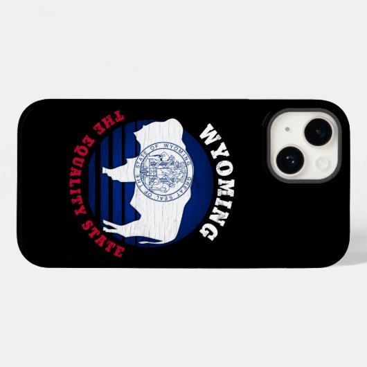 WYOMING EQUALITY STATE FLAG Case-Mate iPhone CASE (Achterkant (horizontaal))