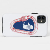 Wyoming Flag Klim Carabiner Case-Mate iPhone Case (Achterkant (horizontaal))