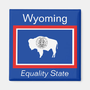 Wyoming Flag Magnet Magneet