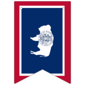 Wyoming Flag Party, bunting Banners / bruiloft (Eerste vlag)