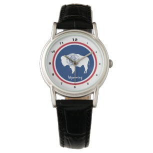 Wyoming Flag & Wyoming mode VS/design watch Horloge