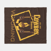 Wyoming Fleece Blanket Deken (Voorkant (Horizontaal))