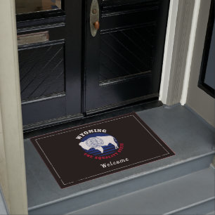 WYOMING GELIJKHEID STAAT VLAG DEURMAT