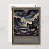 Wyoming | Gotische kunst Briefkaart (Voorkant / Achterkant)