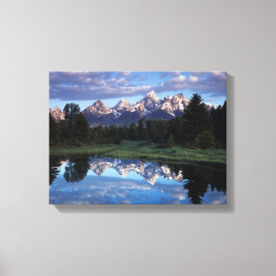 Wyoming, Grand Teton National Park 4 Canvas Afdruk