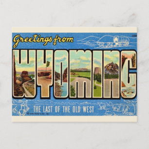 Wyoming Groet Ansichtkaart Briefkaart