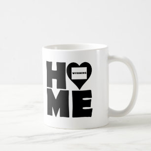 Wyoming Home Heart State Mug ou Travel Mug