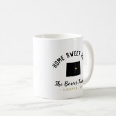 Wyoming Home Sweet Home Famille Monogramme Mug (Devant droit)