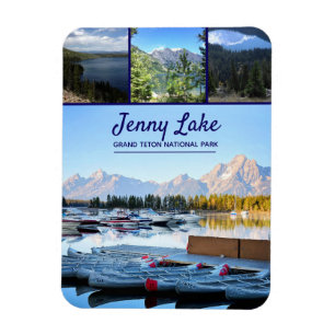 Wyoming Jenny Lake   Nationaal park Grand Teton Magneet