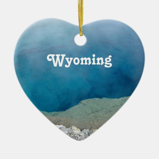 Wyoming Keramisch Ornament (Voorkant)