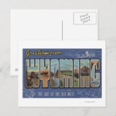 Wyoming (Laatste van het Oude westen) Briefkaart (Voorkant / Achterkant)