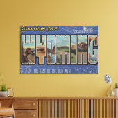 Wyoming (Laatste van het Oude westen) Canvas Afdruk (Insitu (Woonkamer))