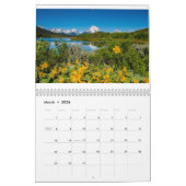 Wyoming Landschappen Kalender (Mar 2026)