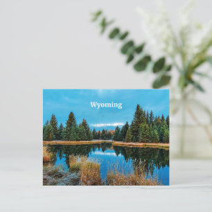 Wyoming landschapsfoto briefkaart