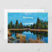 Wyoming landschapsfoto briefkaart (Voorkant / Achterkant)