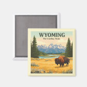  Wyoming Magneet (Voorkant / Achterkant)