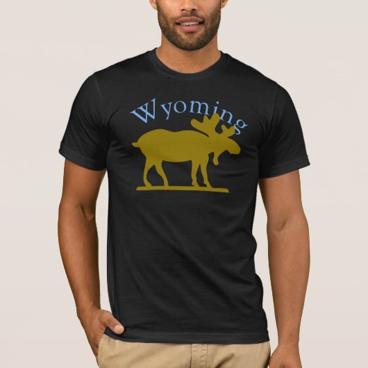 Wyoming Moose T-Shirt (Voorkant)