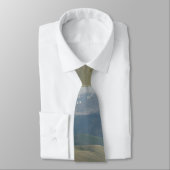 Wyoming Mountain Scene Necktie Stropdas (Gebonden)