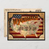  Wyoming Old Briefkaart (Voorkant / Achterkant)