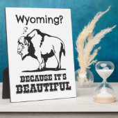 Wyoming? Omdat het prachtig is Fotoplaat (Zijkant)