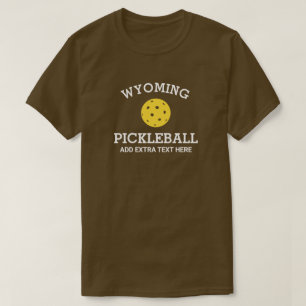 Wyoming Pickleball Club Partner Name Aangepast T-shirt