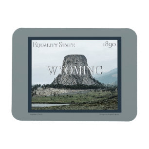 Wyoming Poster Magneet