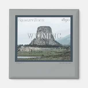 Wyoming Poster Magneet