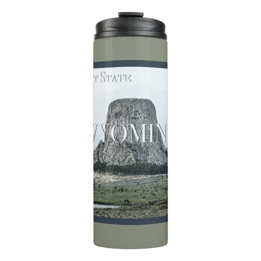 Wyoming Poster Thermosbeker (Voorkant)