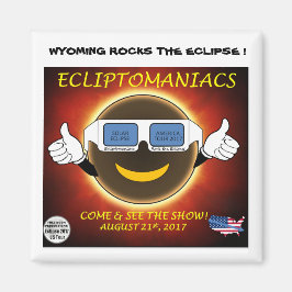 Wyoming Rocks De Eclipse Magnet Magneet