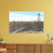 Wyoming Salt Creek Old Fields SceneWyoming Canvas Afdruk (Insitu (Woonkamer))