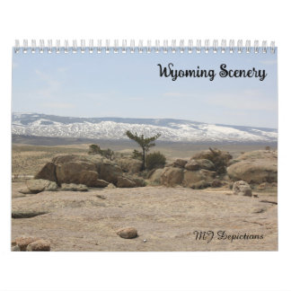 Wyoming Scenery Calendar Kalender