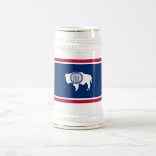 Wyoming Staatsvlag Bierpul