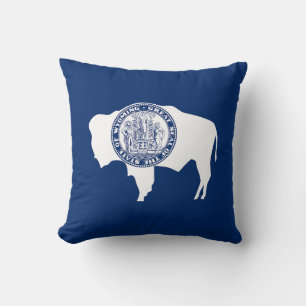 Wyoming Staatsvlag Kussen