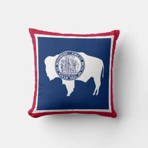 Wyoming Staatsvlag Kussen